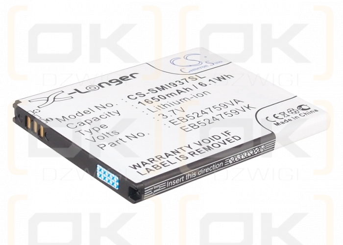 SAMSUNG / EB524759VA 1650 mAh Li-Ion 3,7 V (Cameron Sino)