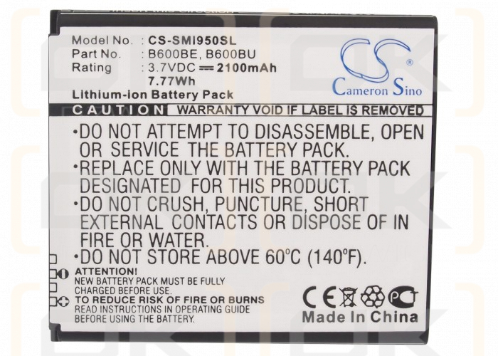 Samsung SC-02F / B600BE 2100mAh Li-ion 3.7V (Cameron Sino)