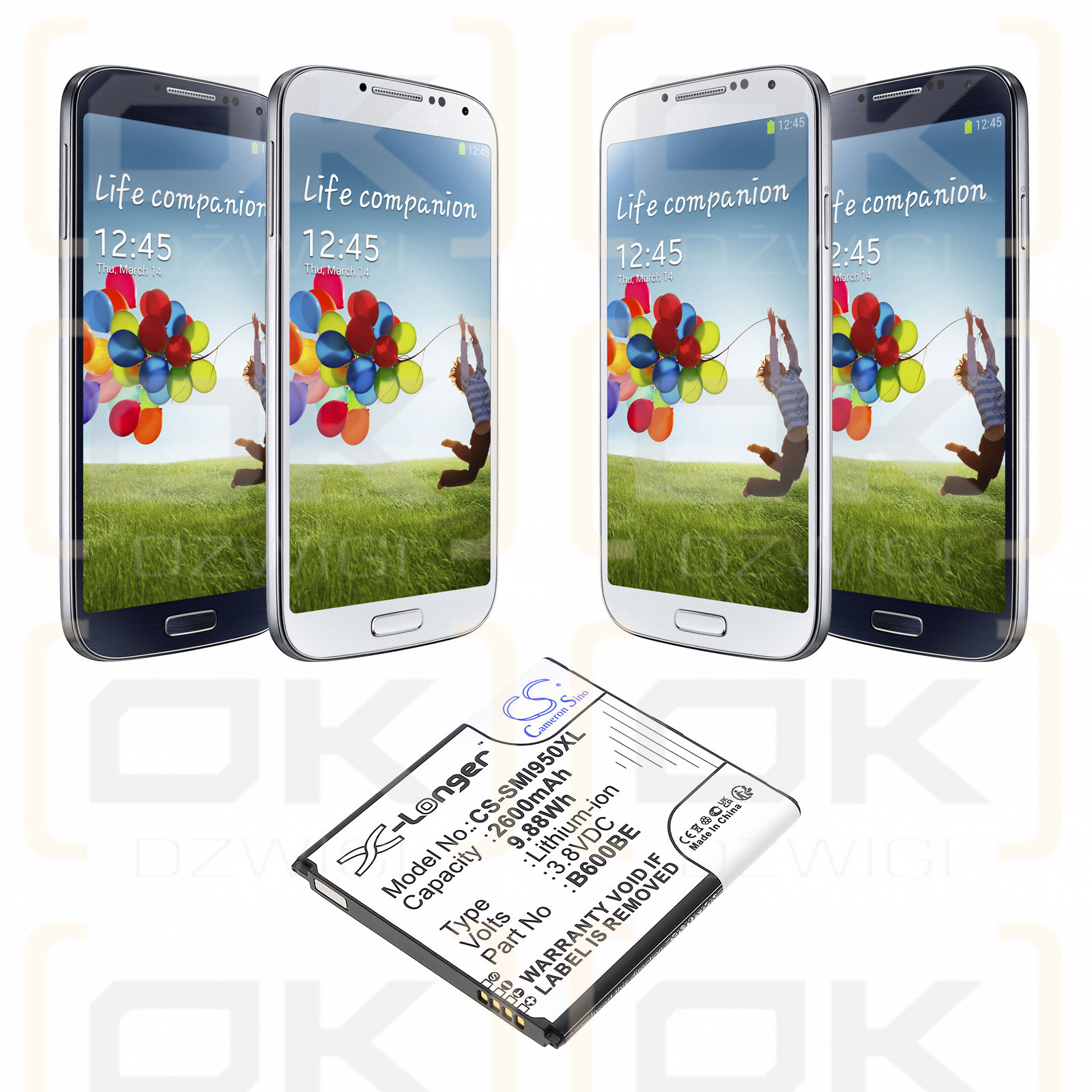 Samsung SC-02F / B600BE 2600 мАч литий-ионный 3,8 В (Cameron Sino)
