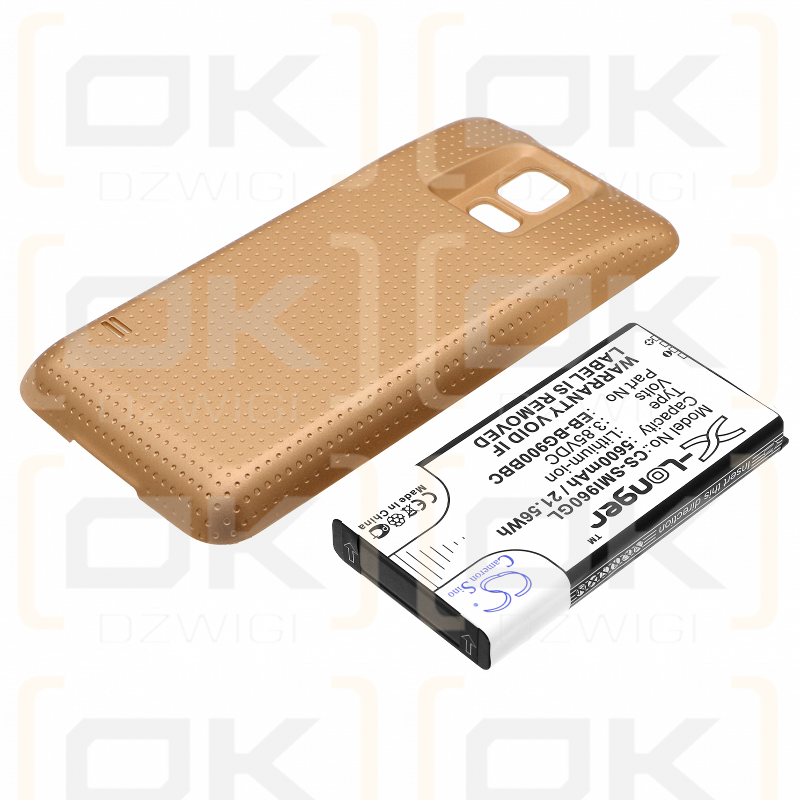 Samsung SM-G900H / EB-BG900BBC 5600mAh Li-ion 3.85V (Cameron Sino)