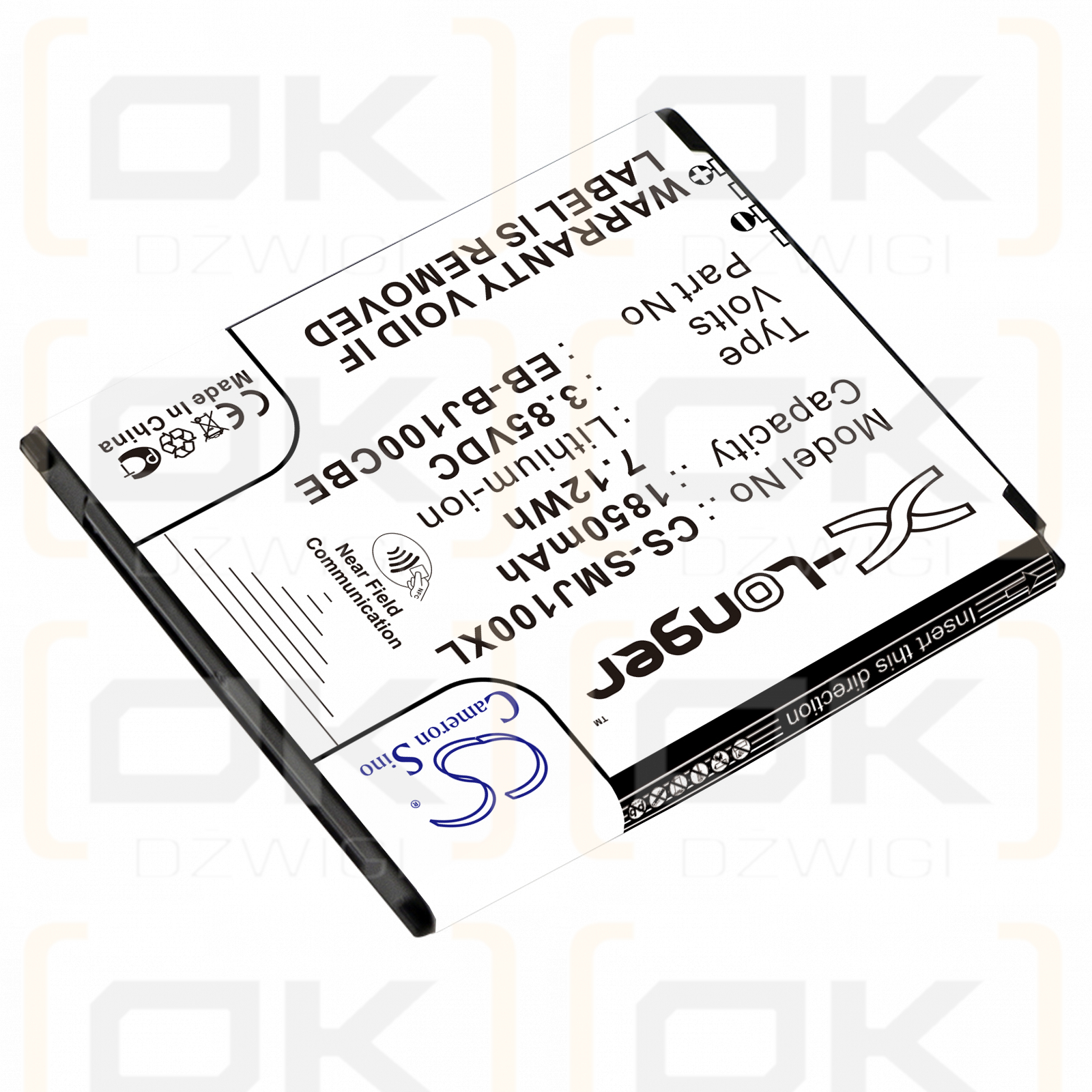 Samsung SM-J100HZB / EB-BJ100CBE 1850mAh Li-ion 3.85V (Cameron Sino)