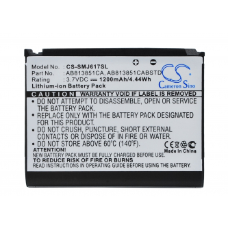 Samsung SPH-M510 / AB813851CA 1200mAh Li-ion 3.7V (Cameron Sino)