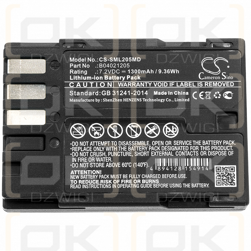 Siemens Infinium Cleo / B04021205 1300 mAh Li-Ion 7,2 V (Cameron Sino)