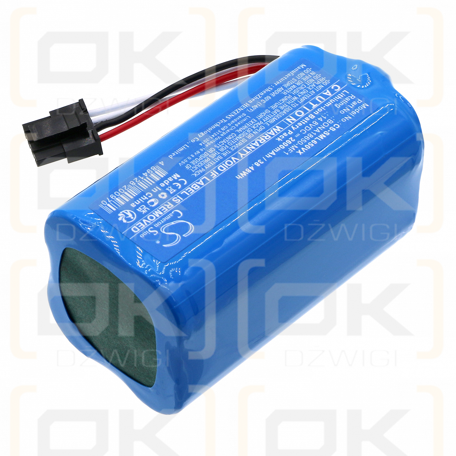 Symbo xBot 5 Pro / BONA18650-MF1 2600mAh Li-ion 14.8V (Cameron Sino)