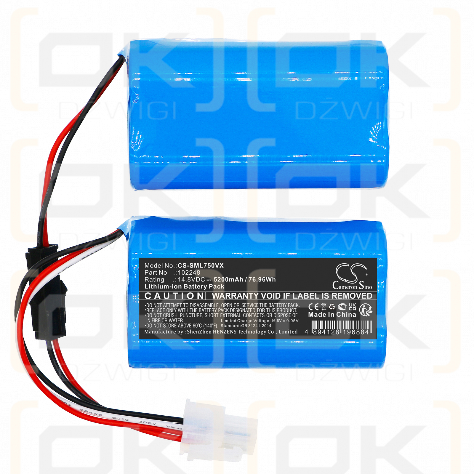 Symbo Laserbot 750 / 102248 5200 mAh Li-Ion 14,8 V (Cameron Sino)