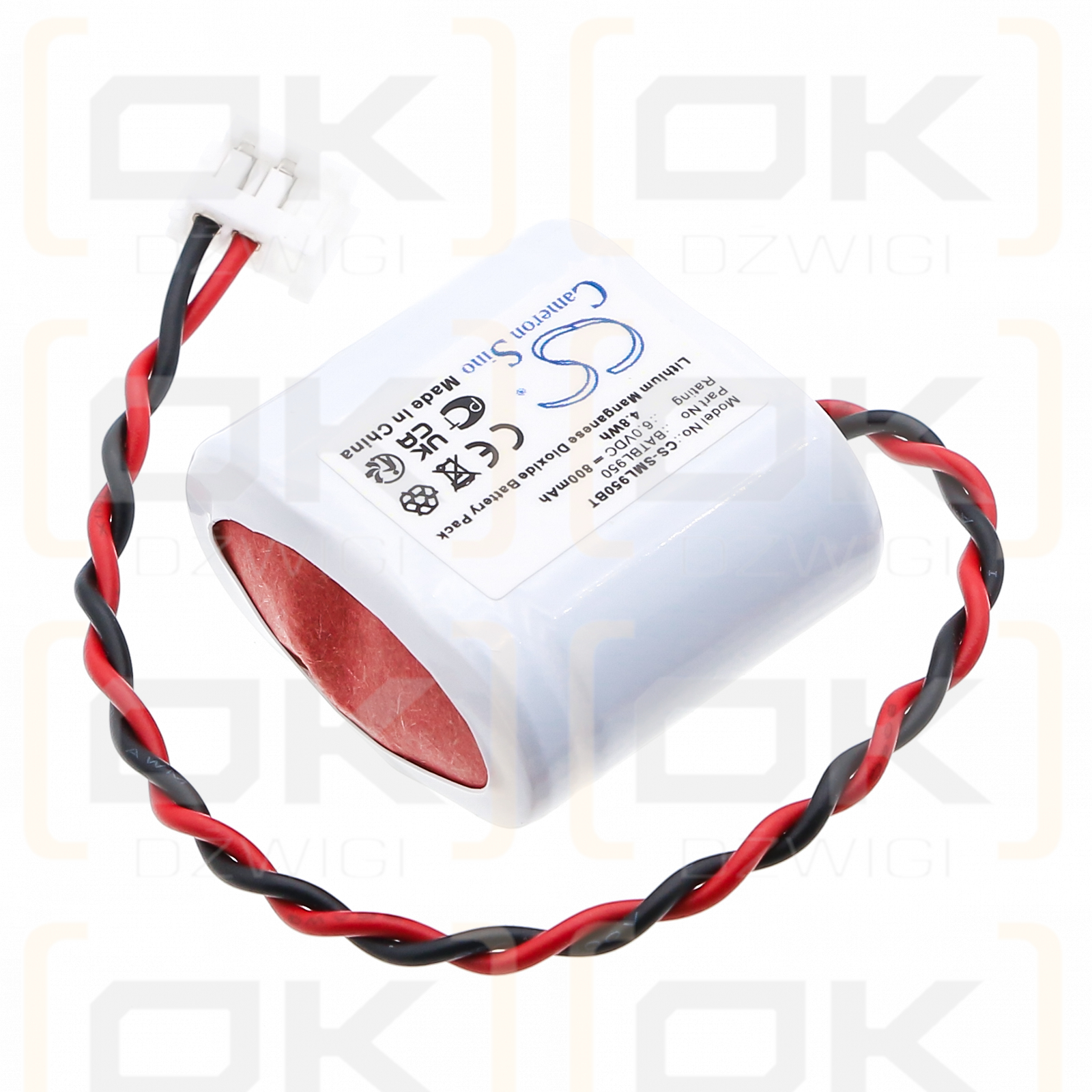 Siemens alarms LABEL CESAR / BATBL950 800mAh Li-MnO2 6.0V (Cameron Sino)