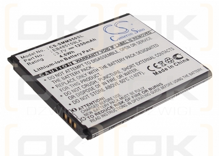 Bateria zamienna do Samsung GT-S7710 / EB485159LA 1250 mAh Li-ion 3.7 V (Cameron Sino)