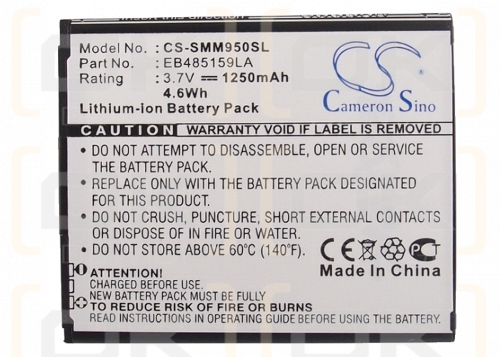 Bateria zamienna do Samsung GT-S7710 / EB485159LA 1250 mAh Li-ion 3.7 V (Cameron Sino)