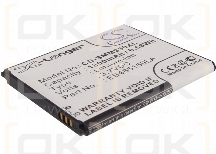 Samsung GT-S7710 / EB485159LA 1800 mAh Li-ion 3.7 V (Cameron Sino)