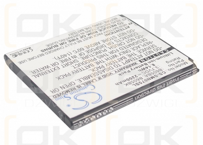 Samsung SGH-N075T / B605BA 2200 mAh Li-Ion 3,7 V (Cameron Sino)