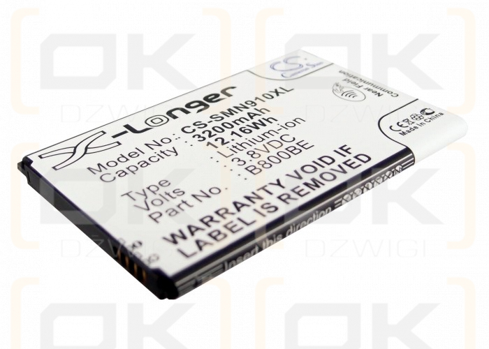 Samsung SM-N9007 / B800BE 3200mAh Li-ion 3.8V (Cameron Sino)