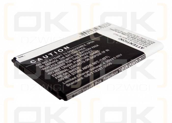 Samsung SM-N9007 / B800BE 3200mAh Li-ion 3.8V (Cameron Sino)