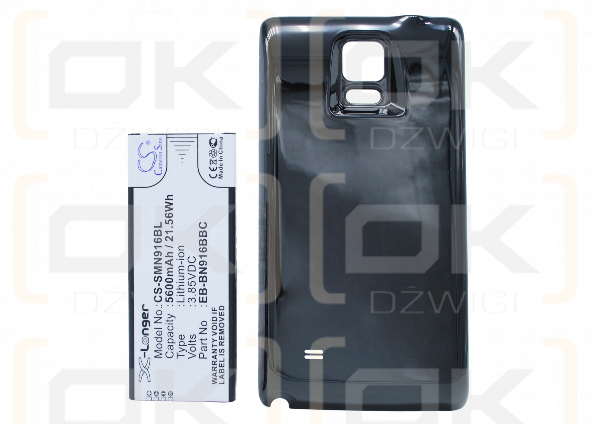 Samsung SM-N9100 / EB-BN916BBC 5600 mAh Li-Ion 3,85 V (Cameron Sino)