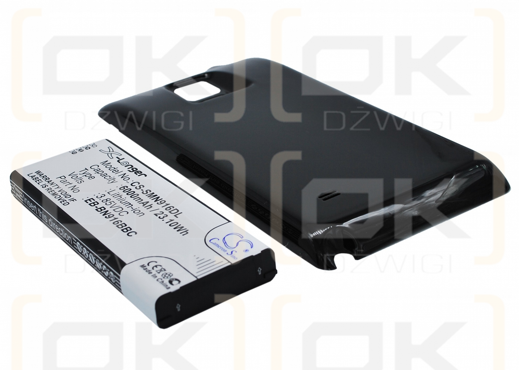 Samsung SM-N9100 / EB-BN916BBC 6000 mAh Li-Ion 3,85 V (Cameron Sino)