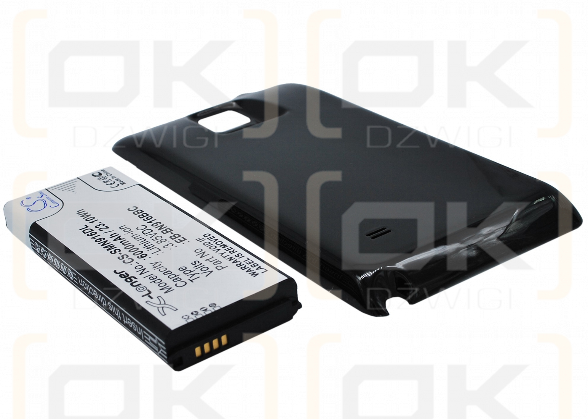 Samsung SM-N9100 / EB-BN916BBC 6000 mAh Li-Ion 3,85 V (Cameron Sino)