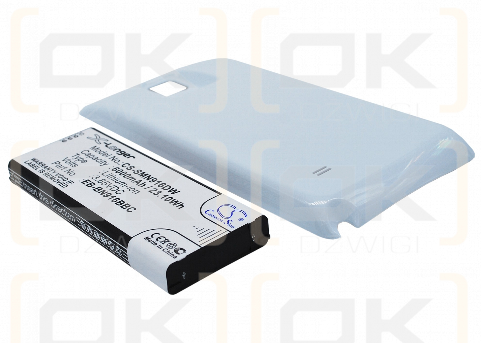 Samsung SM-N9100 / EB-BN916BBC 6000 mAh Li-Ion 3,85 V (Cameron Sino)