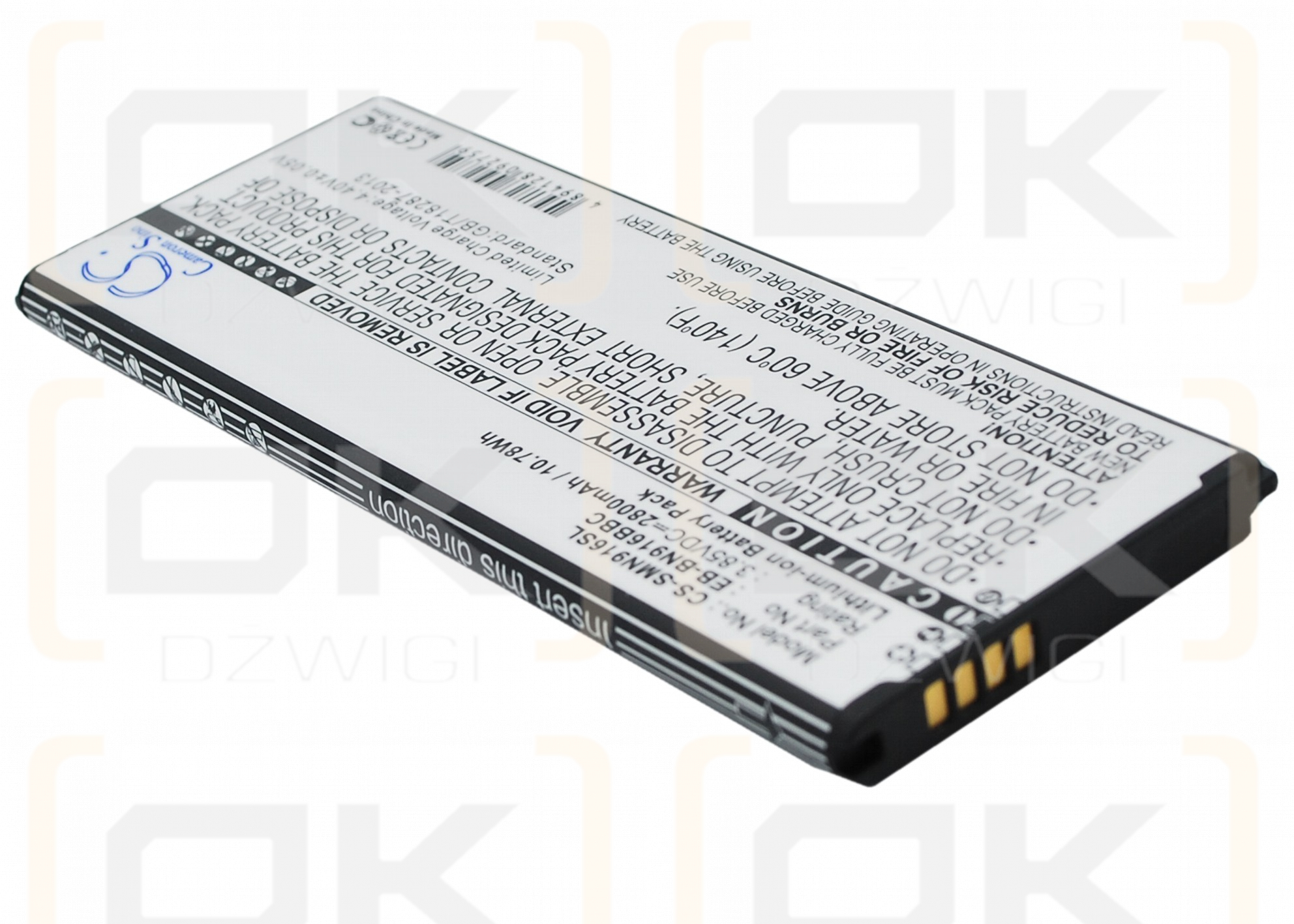 Samsung SM-N910P / EB-BN916BBC 2800 mAh Li-Ion 3,85 V (Cameron Sino)