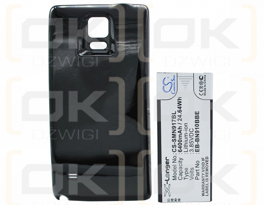 Samsung SM-N910I / EB-BN910BBE 6400 mAh Li-Ion 3,85 V (Cameron Sino)