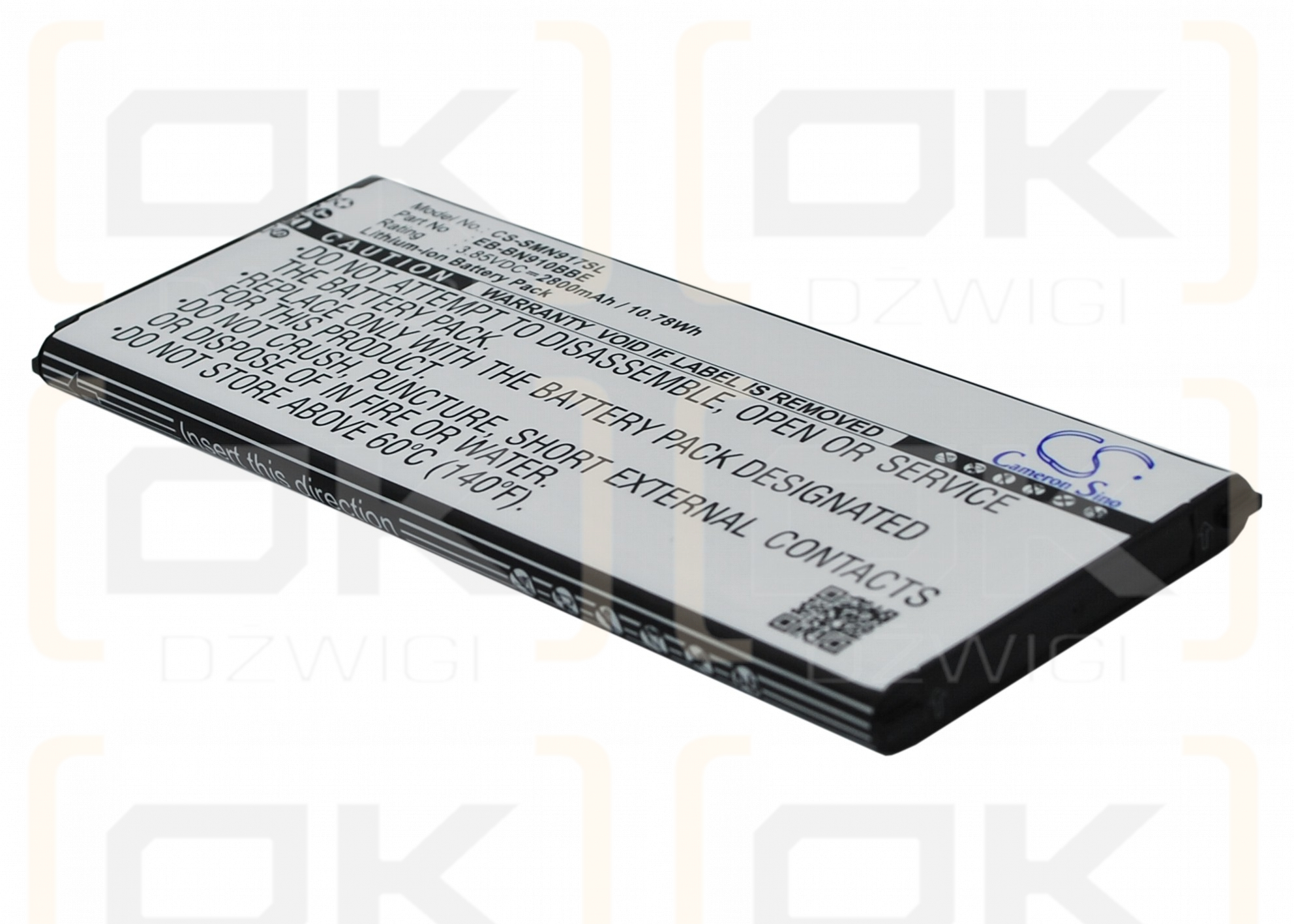 Samsung SM-N910I / EB-BN910BBE 2800 mAh Li-Ion 3,85 V (Cameron Sino)