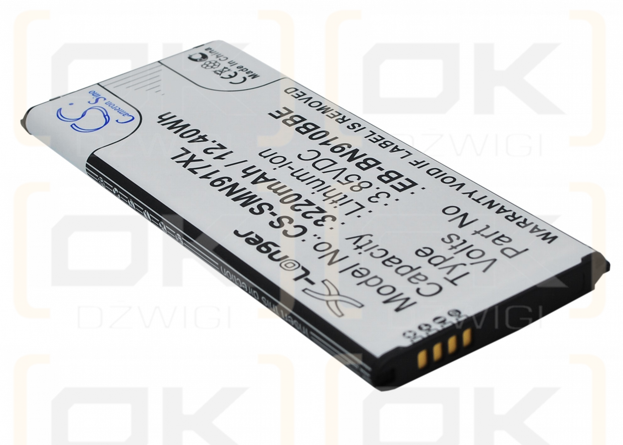 Samsung SM-N910I / EB-BN910BBE 3220 mAh Li-Ion 3,85 V (Cameron Sino)