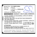 Sunmi P2 Mini / FR020 2500 mAh Li-Ionen 3,8 V (Cameron Sino)