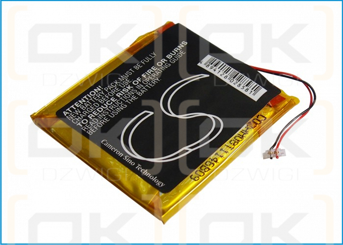 Samsung YP-Q1CB/XSH / B98843412830 620 mAh Li-Polymer 3.7 V (Cameron Sino)