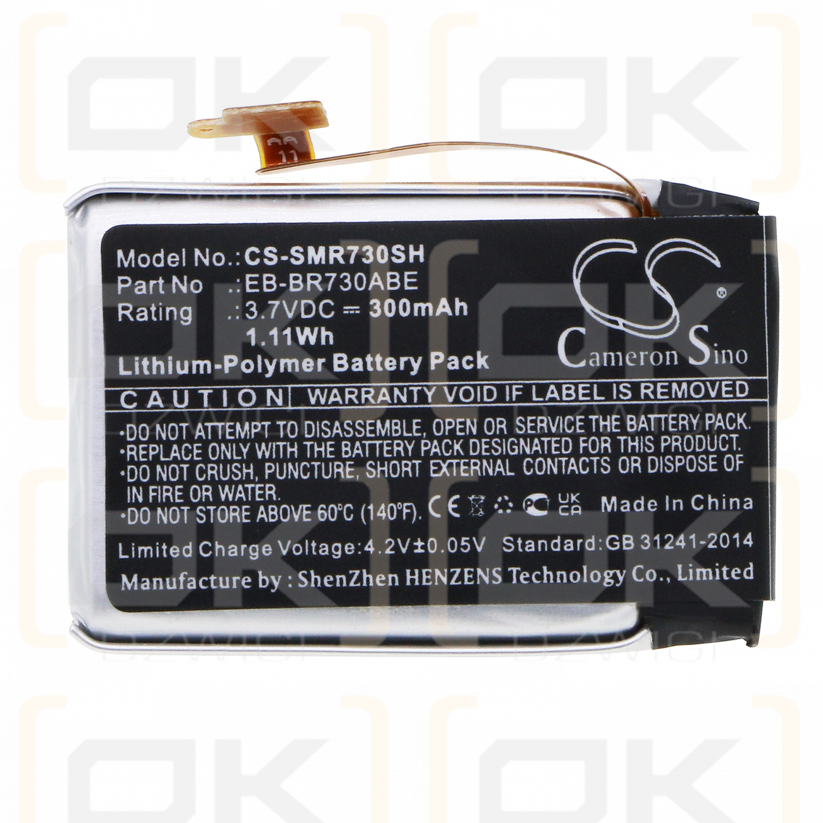 Samsung SM-R735 / EB-BR730ABE 300 mAh Li-Polymer 3,7 V (Cameron Sino)