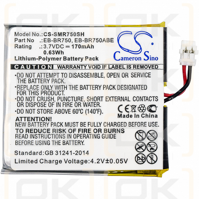 Samsung SM-R750A / EB-BR750 170mAh Li-Polímero 3.7V (Cameron Sino)