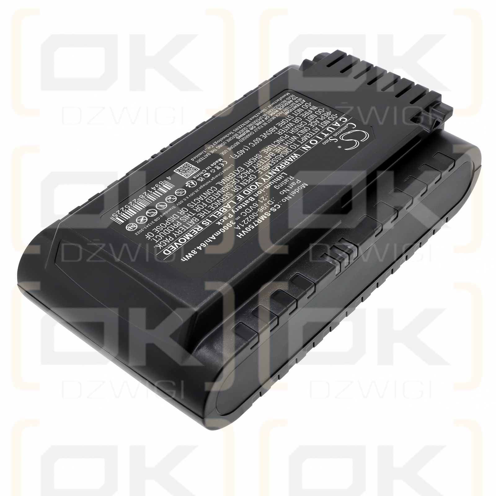 Samsung VS9000 / DJ96-00221A 3000 mAh Li-ion 21.6 V (Cameron Sino)