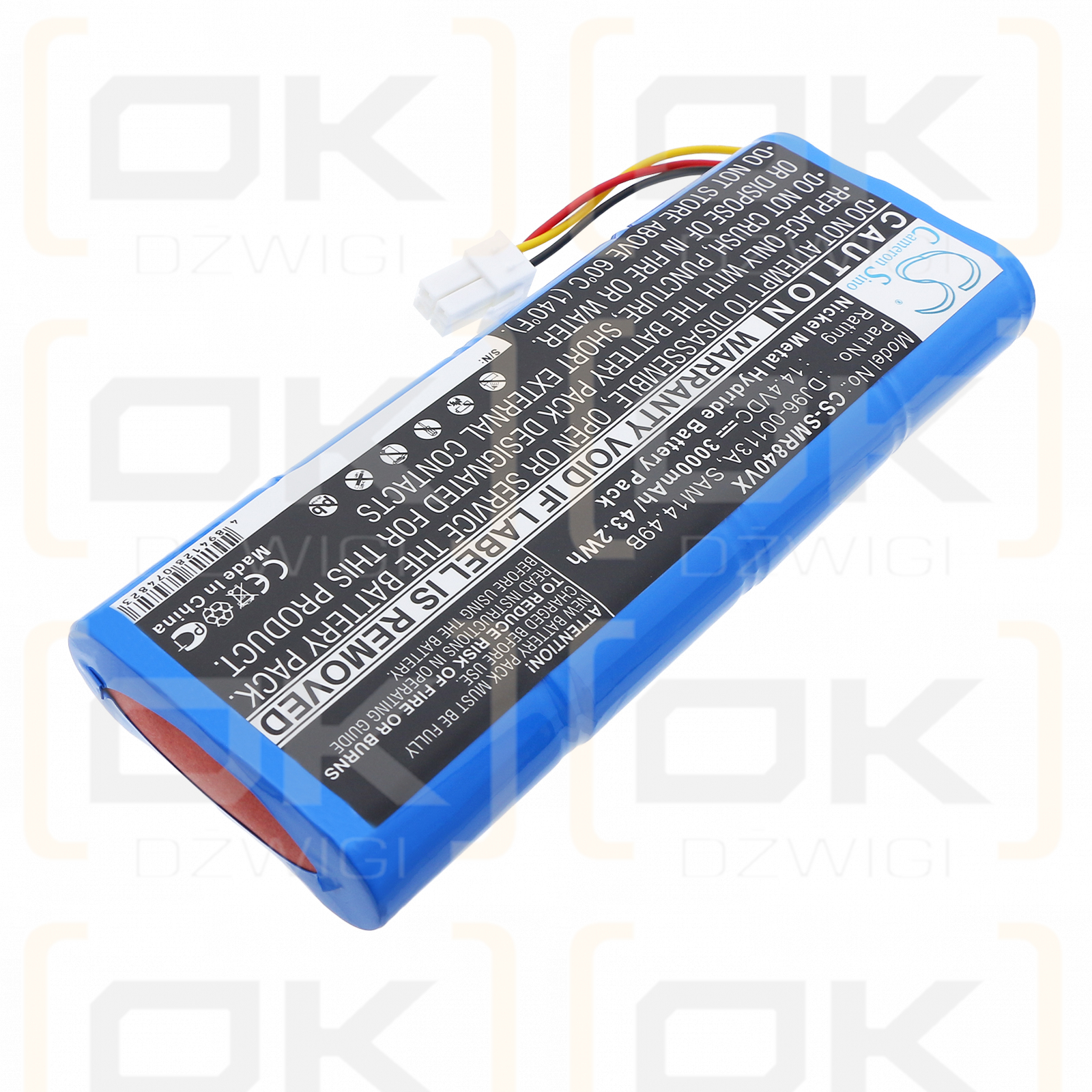 Samsung SR8990 / DJ96-00113A 3000 mAh Ni-MH 14.4 V (Cameron Sino)