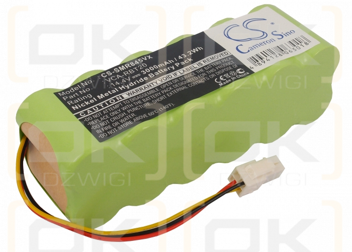 Toshiba Smarbo VC-RB100 / RB1-P 3000mAh Ni-MH 14.4V (Cameron Sino)