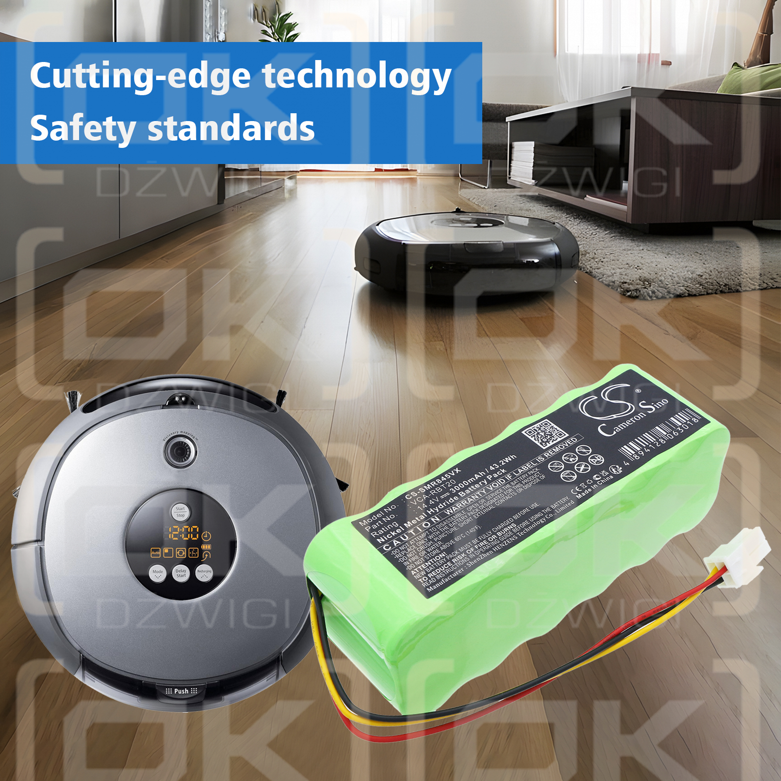 Toshiba Smarbo VC-RB100 / RB1-P 3000 mAh Ni-MH 14.4 V (Cameron Sino)