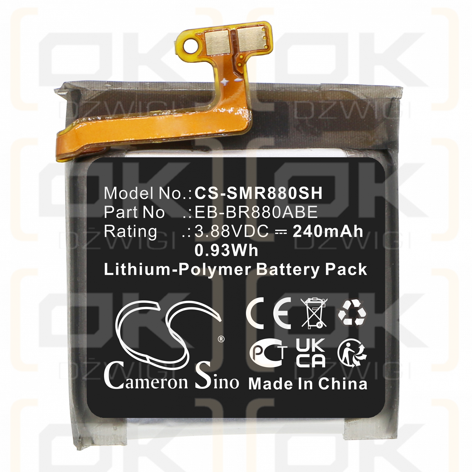 Samsung SM-R885UZSAXAA / EB-BR880ABE 240mAh Li-Polímero 3.88V (Cameron Sino)