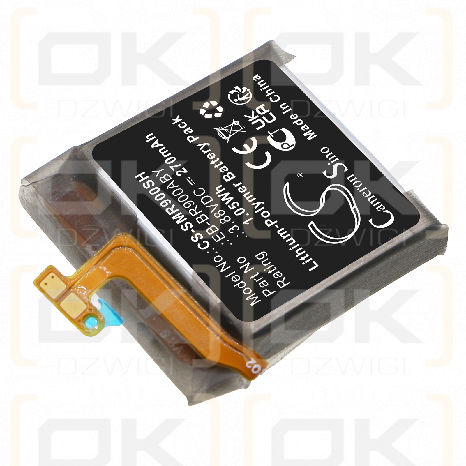 Samsung SM-R905 / EB-BR900ABY 270 mAh Li-Polymer 3,88 V (Cameron Sino)