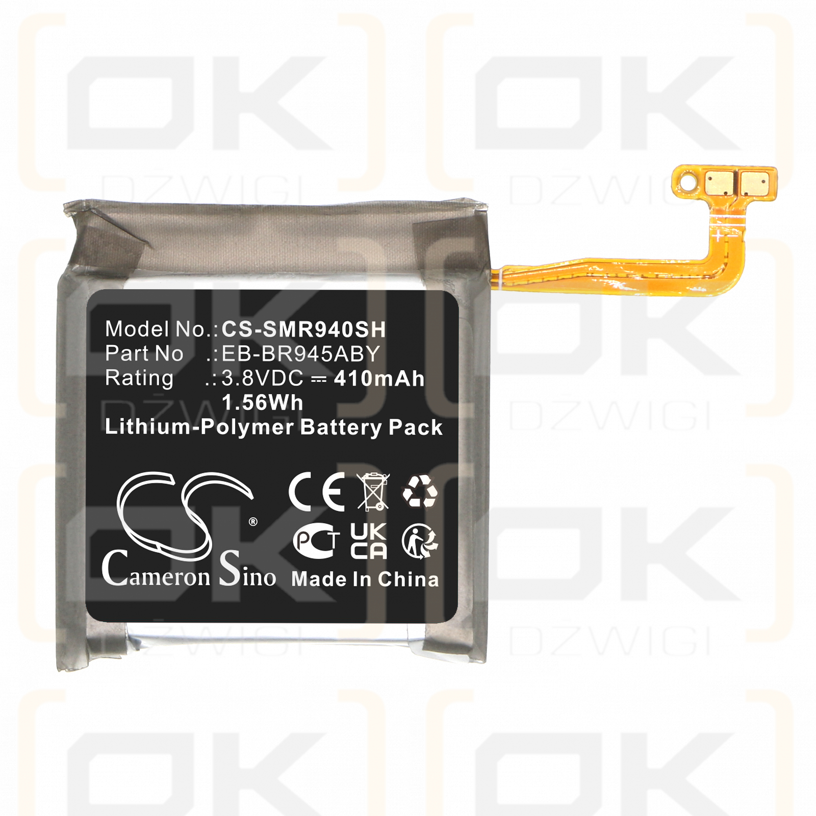 Samsung SM-R940 / EB-BR945ABY 410 mAh Li-Polymer 3,8 V (Cameron Sino)