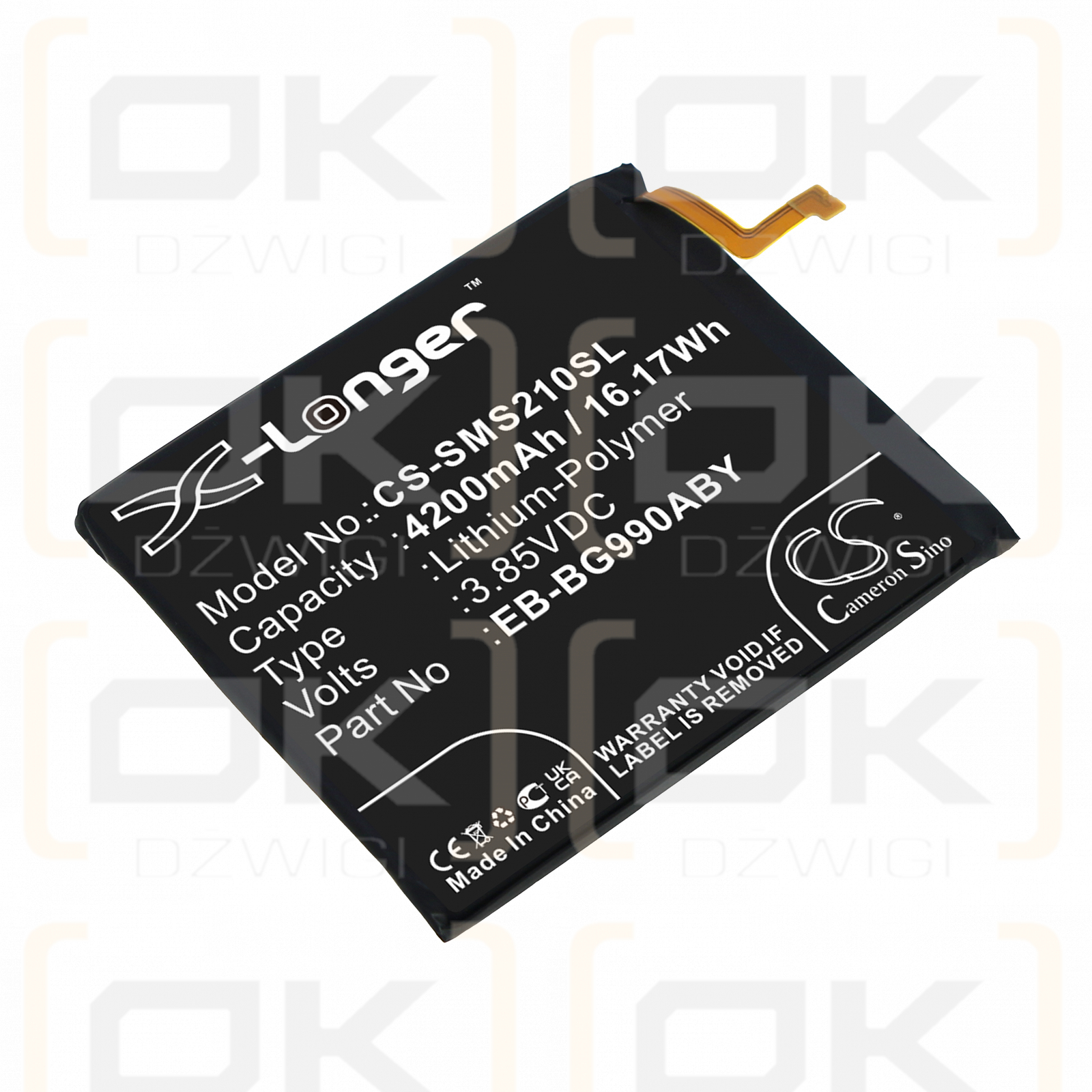 Samsung SM-G990E / EB-BG990ABY 4200 mAh Li-Polymer 3,85 V (Cameron Sino)