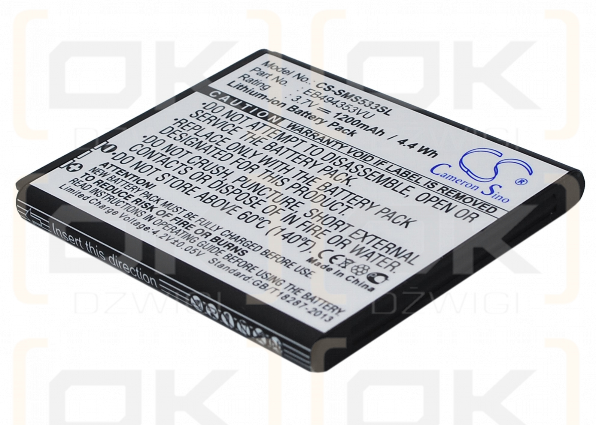 Samsung GT-S5310G / EB494353VU 1200mAh Li-ion 3.7V (Cameron Sino)