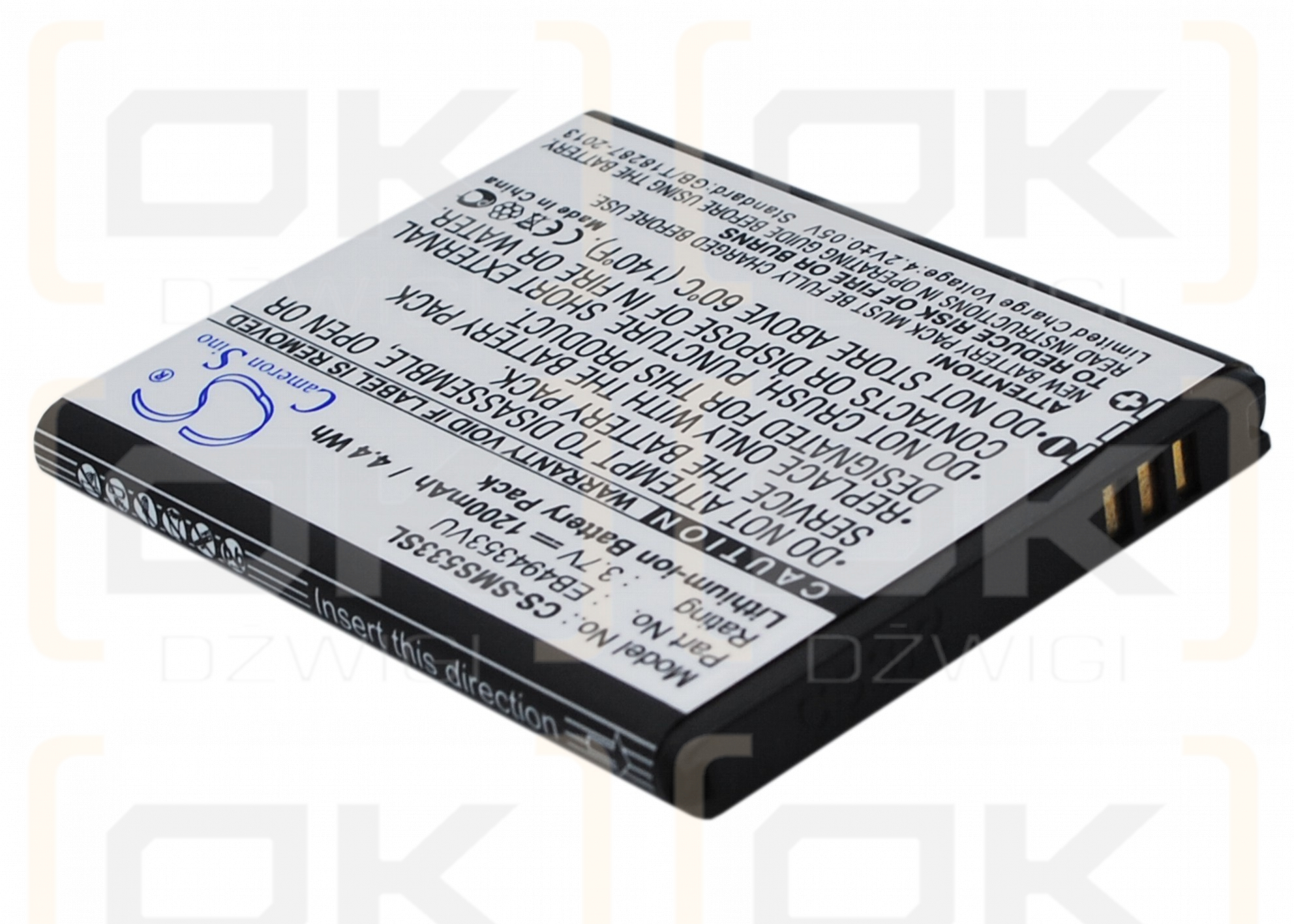 Samsung GT-S5310G / EB494353VU 1200mAh Li-ion 3.7V (Cameron Sino)