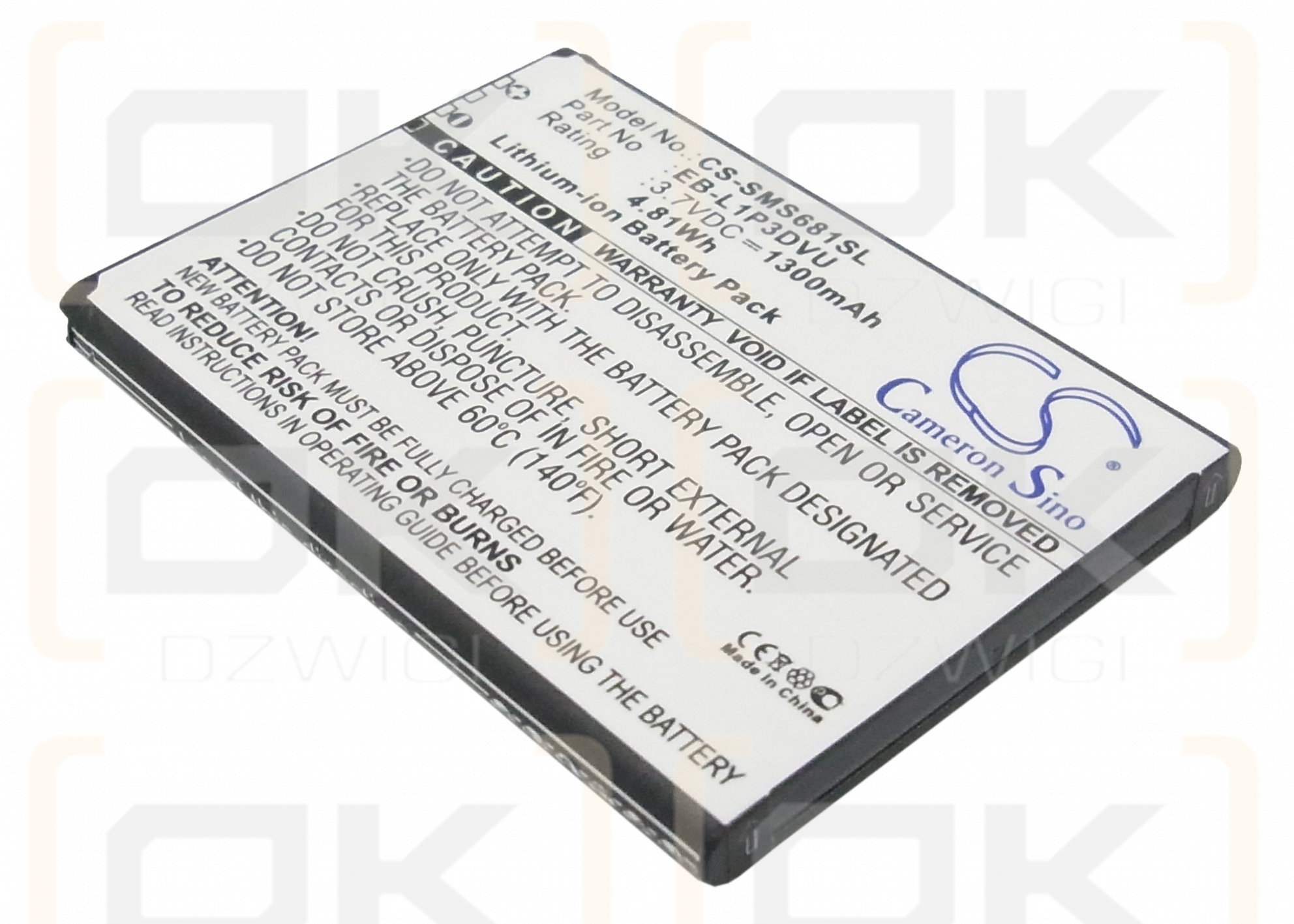 Samsung GT-S6790N / EB-L1P3DVU 1300 mAh Li-Ion 3,7 V (Cameron Sino)