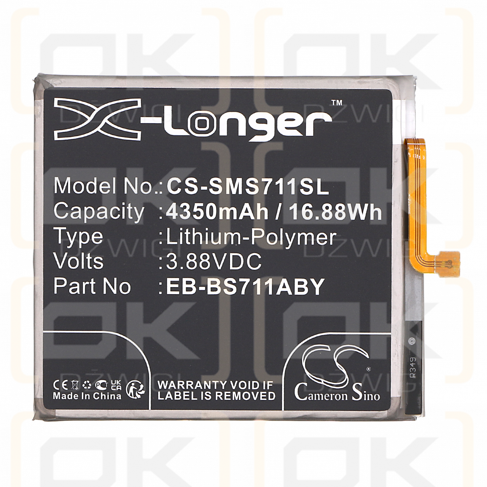 Samsung SM-S711B/DS / EB-BS711ABY 4350 mAh Li-Polymer 3,88 V (Cameron Sino)