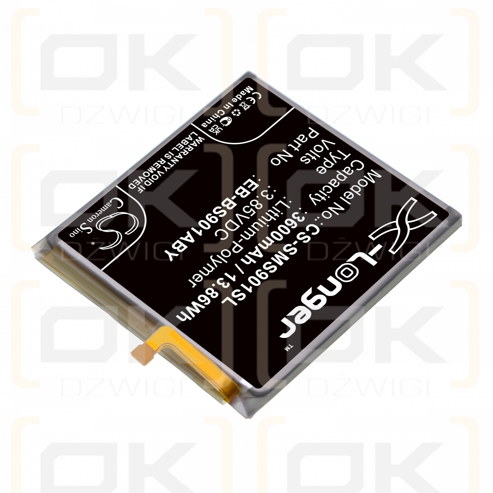 Samsung SM-S901B / EB-BS901ABY 3600 mAh Li-Polymer 3,85 V (Cameron Sino)