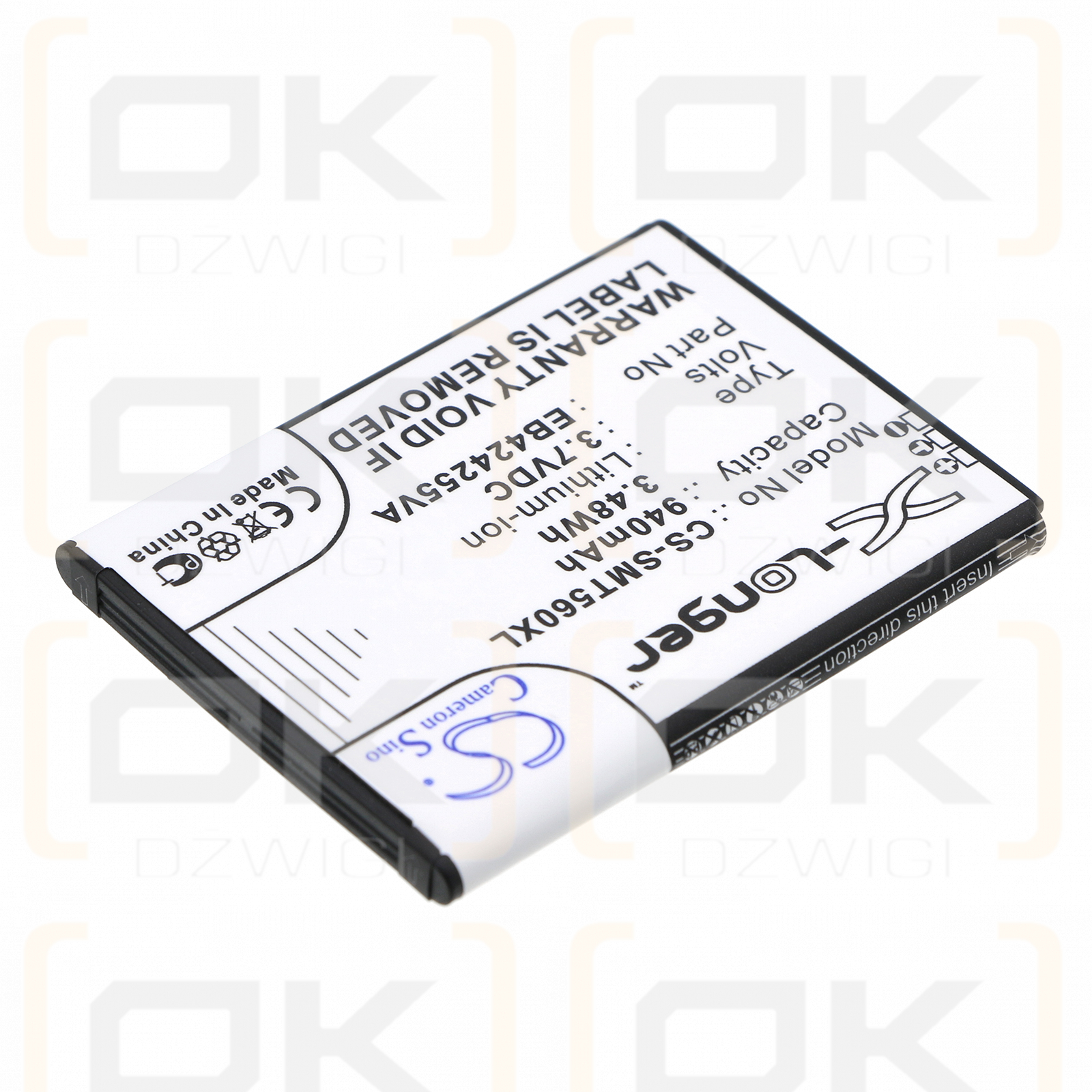 Samsung Ch / EB424255VA 940 mAh Li-Ion 3,7 V (Cameron Sino)