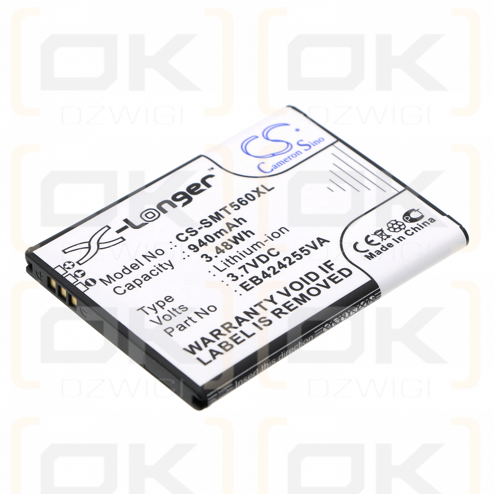 Samsung Ch / EB424255VA 940 mAh Li-Ion 3,7 V (Cameron Sino)