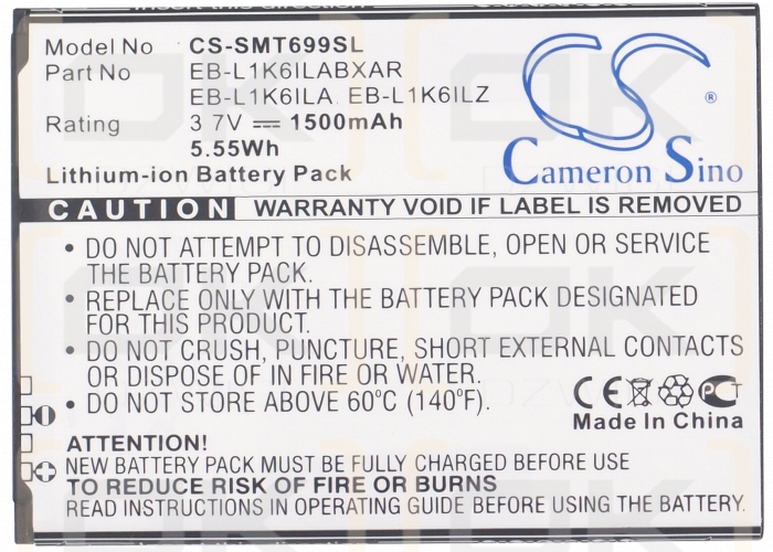 Samsung SCH-I425 / EB-L1K6ILA 1500 mAh Li-Ion 3,7 V (Cameron Sino)