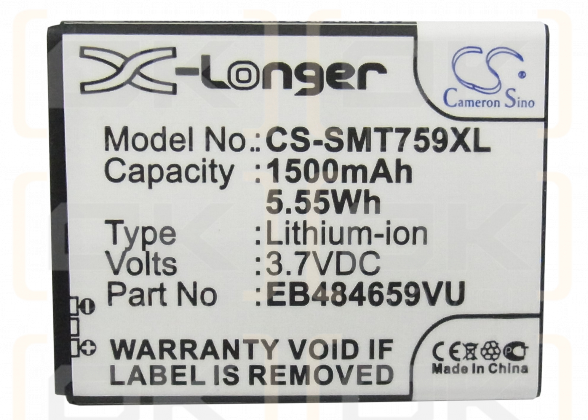 T-Mobile / EB484659VA 1500 mAh Li-Ion 3,7 V (Cameron Sino)