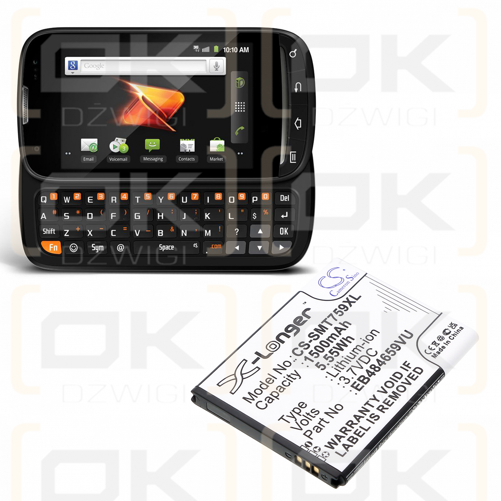 T-Mobile / EB484659VA 1500 mAh Li-Ion 3,7 V (Cameron Sino)