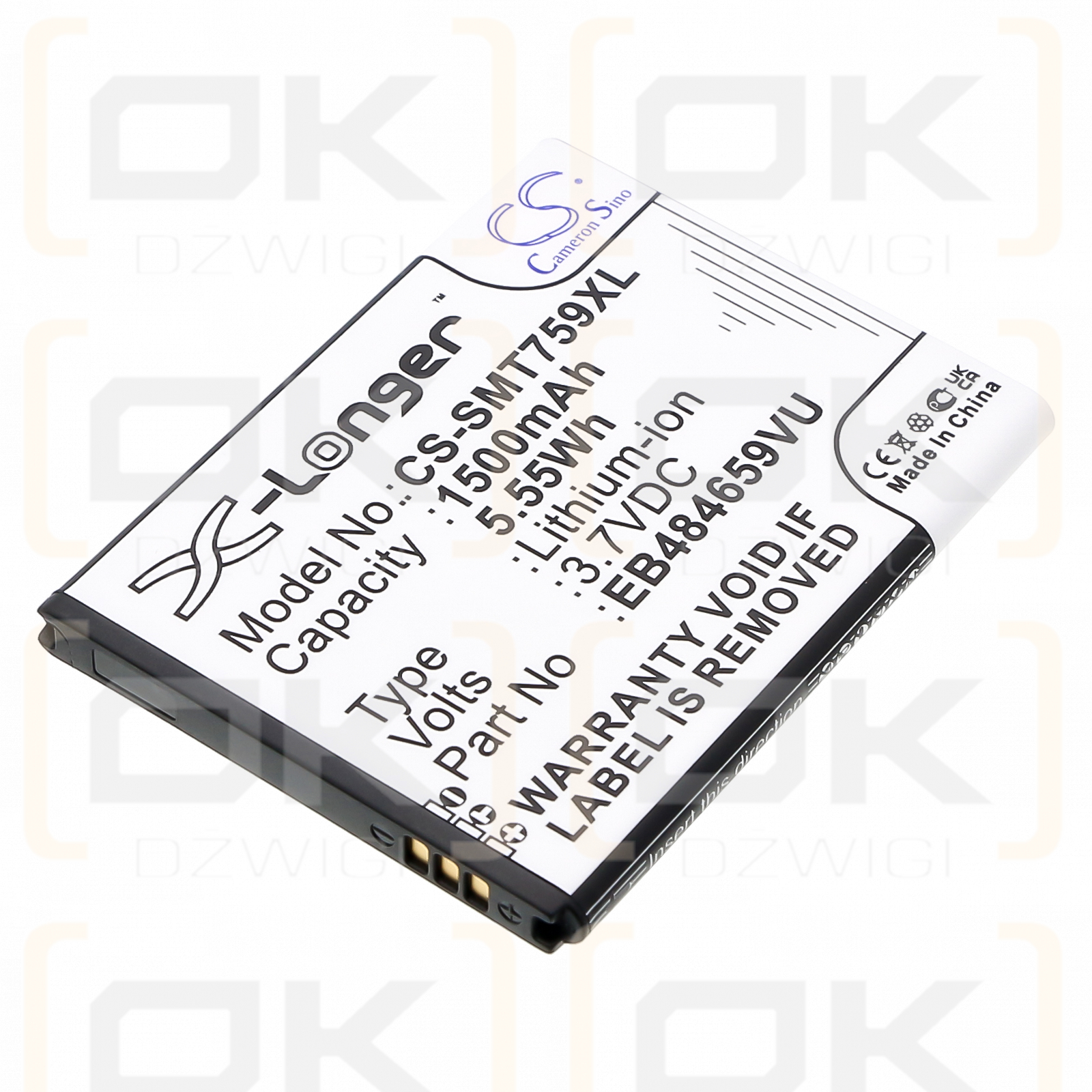 T-Mobile / EB484659VA 1500 mAh Li-Ion 3,7 V (Cameron Sino)