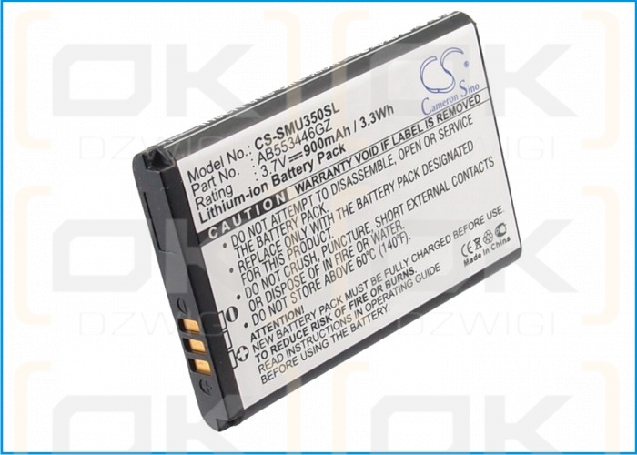 Samsung Gusto 2 / AB553446GZ 900 mAh Li-Ion 3,7 V (Cameron Sino)