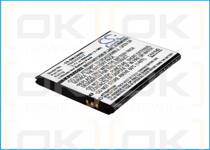 Replacement Battery for Samsung SCH-U485 / EB424255YZ 850 mAh Li-ion 3.7 V (Cameron Sino)