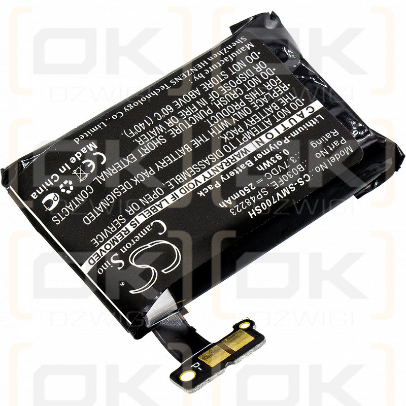 Samsung SM-V700 / B030FE 250 mAh Li-Polymer 3,7 V (Cameron Sino)